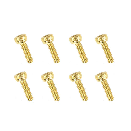 Viti acciaio oro 2x8 mm