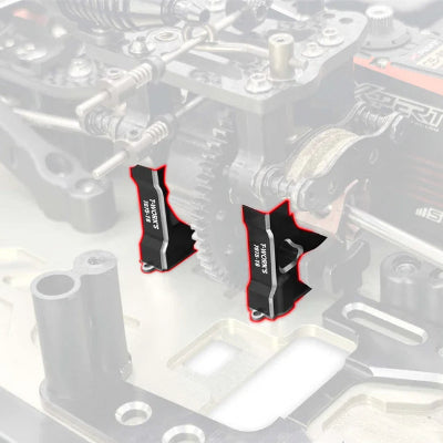 T-WORK'S Blocco inferiore ingranaggio centrale in alluminio 7075-T6 TO-295-MP11