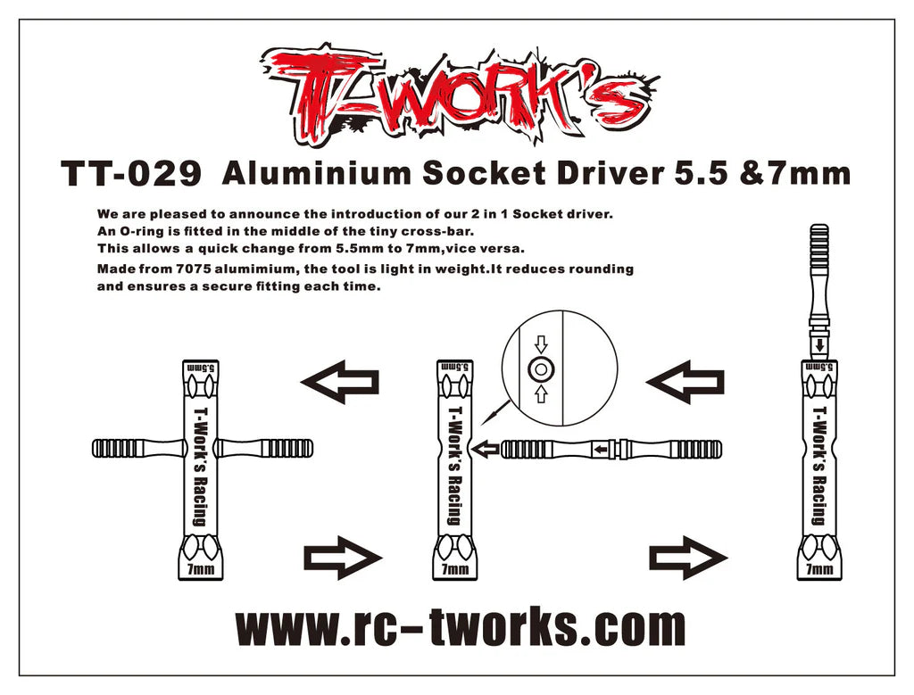 T-WORK'S Chiave a bussola TT-029