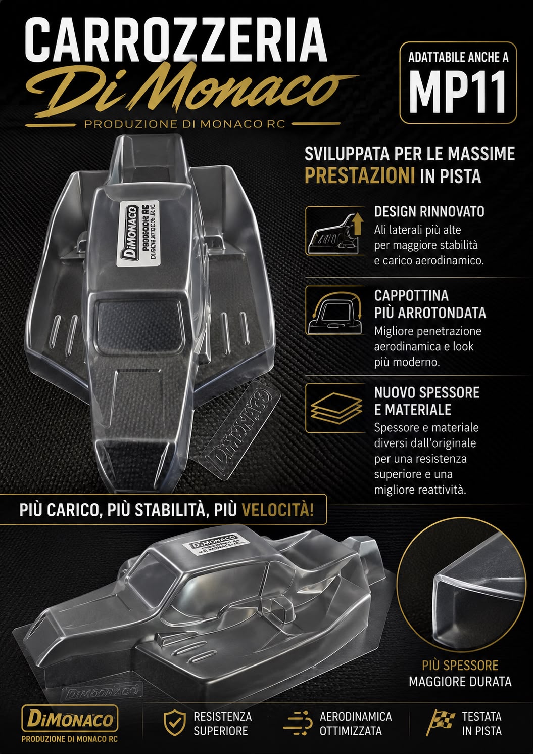 CARROZZERIA DM PRODUCTS ADATTABILE MP11