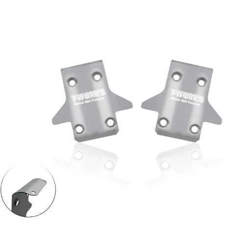 Protezione anteriore in acciaio inossidabile per telaio t-work's