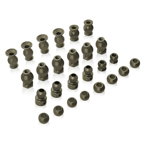 Set sfere in alluminio con rivestimento duro t-works