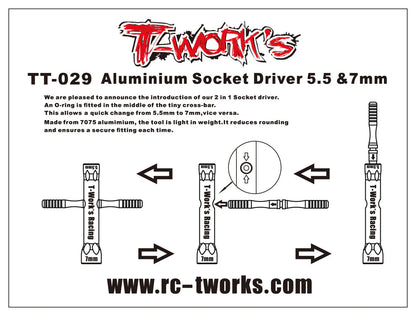 T-WORK'S Chiave a bussola TT-029